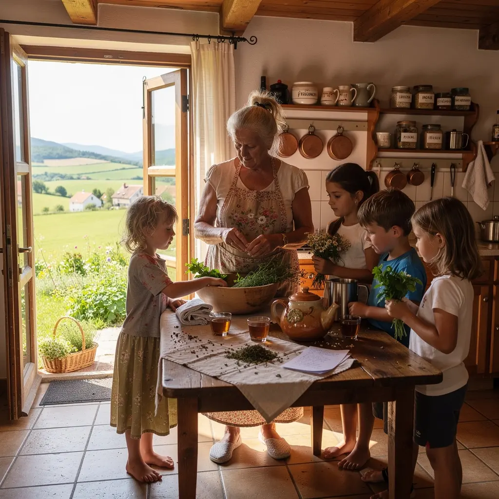 Zeleni čaj s limunom i svježim mentom na drvenom stolu