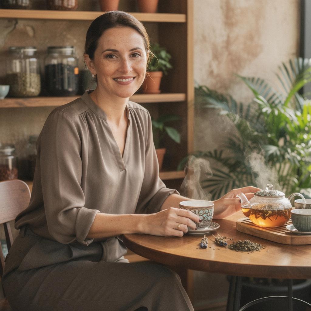 Zeleni čaj s limunom i medom u predivnoj prirodi Hrvatske.