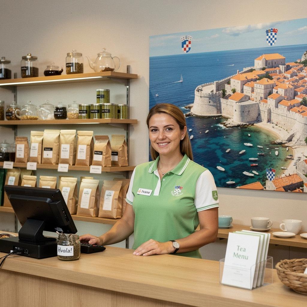 Opuštajući trenutak uz čaj i knjigu u ugodnom kutku doma.